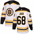 Boston Bruins #68 Jaromir Jagr Authentic White Away NHL Jersey
