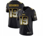 Pittsburgh Steelers #19 JuJu Smith-Schuster Black Smoke Fashion Limited Jersey