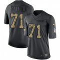 Chicago Bears #71 Josh Sitton Limited Black 2016 Salute to Service NFL Jersey