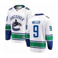 Vancouver Canucks #9 J.T. Miller Fanatics Branded White Away Breakaway Hockey Jersey