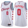 Chicago Bulls #0 Sean Kilpatrick Swingman White NBA Jersey - City Edition