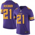 Minnesota Vikings #21 Jerick McKinnon Limited Purple Rush Vapor Untouchable NFL Jersey