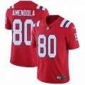 New England Patriots #80 Danny Amendola Red Alternate Vapor Untouchable Limited Player NFL Jersey
