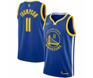 Golden State Warriors #11 Klay Thompson Swingman Royal Finished Basketball Jersey - Icon Edition