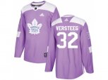 Toronto Maple Leafs #32 Kris Versteeg Purple Authentic Fights Cancer Stitched NHL Jersey