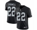 Oakland Raiders #22 Isaiah Crowell Black Team Color Vapor Untouchable Limited Player Football Jersey
