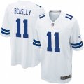Dallas Cowboys #11 Cole Beasley Game White NFL Jersey
