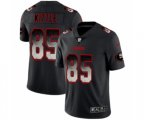 San Francisco 49ers #85 George Kittle Black Smoke Fashion Limited Football Jersey