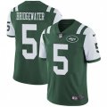 New York Jets #5 Teddy Bridgewater Green Team Color Vapor Untouchable Limited Player NFL Jersey