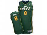 Utah Jazz #8 Jonas Jerebko Swingman Green Alternate NBA Jersey