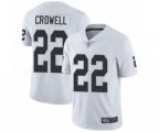 Oakland Raiders #22 Isaiah Crowell White Vapor Untouchable Limited Player Football Jersey