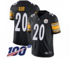 Pittsburgh Steelers #20 Rocky Bleier Black Team Color Vapor Untouchable Limited Player 100th Season Football Jersey