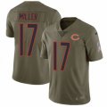 Chicago Bears #17 Anthony Miller Limited Olive 2017 Salute to Service NFL Jersey
