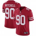 San Francisco 49ers #90 Earl Mitchell Red Team Color Vapor Untouchable Limited Player NFL Jersey