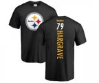 Pittsburgh Steelers #79 Javon Hargrave Black Backer T-Shirt