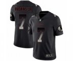 Washington Redskins #7 Dwayne Haskins Limited Black Smoke Fashion Football Jersey