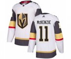 Vegas Golden Knights #11 Curtis McKenzie Authentic White Away NHL Jersey