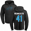 Carolina Panthers #41 Captain Munnerlyn Black Name & Number Logo Pullover Hoodie