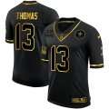 New Orleans Saints #13 Michael Thomas Olive Gold Nike 2020 Salute To Service Limited Jersey