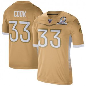 Minnesota Vikings #33 Dalvin Cook 2020 NFC Pro Bowl Game Jersey Gold