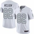 Oakland Raiders #82 Jordy Nelson Limited White Rush Vapor Untouchable NFL Jersey