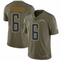 Los Angeles Chargers #6 Caleb Sturgis Limited Olive 2017 Salute to Service NFL Jersey