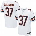 Chicago Bears #37 Bryce Callahan Elite White NFL Jersey