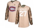 Montreal Canadiens #27 Alexei Kovalev Camo Authentic Veterans Day Stitched NHL Jersey