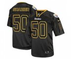 Pittsburgh Steelers #50 Ryan Shazier Elite Lights Out Black Football Jersey