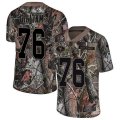 San Francisco 49ers #76 Garry Gilliam Limited Camo Rush Realtree NFL Jersey