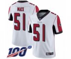 Atlanta Falcons #51 Alex Mack White Vapor Untouchable Limited Player 100th Season Football Jersey