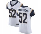 Los Angeles Rams #52 Clay Matthews White Vapor Untouchable Elite Player Football Jersey