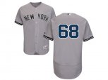 New York Yankees #68 Dellin Betances Grey Flexbase Authentic Collection MLB Jersey