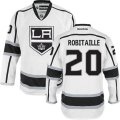 Los Angeles Kings #20 Luc Robitaille Authentic White Away NHL Jersey