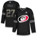 Carolina Hurricanes #27 Justin Faulk Black Authentic Classic Stitched NHL Jersey