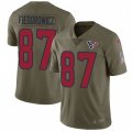 Houston Texans #87 C.J. Fiedorowicz Limited Olive 2017 Salute to Service NFL Jersey