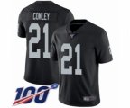 Oakland Raiders #21 Gareon Conley Black Team Color Vapor Untouchable Limited Player 100th Season Football Jersey