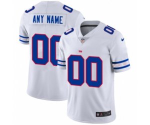 New York Giants Customized White Team Logo Cool Edition Jersey