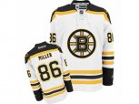 Reebok Boston Bruins #86 Kevan Miller Authentic White Away NHL Jersey