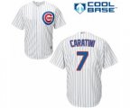 Chicago Cubs Victor Caratini Replica White Home Cool Base Baseball Player Jersey