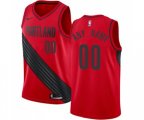 Portland Trail Blazers Customized Swingman Red Alternate Basketball Jersey Statement Edition