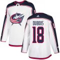Columbus Blue Jackets #18 Pierre-Luc Dubois White Road Authentic Stitched NHL Jersey