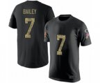 New England Patriots #7 Jake Bailey Black Camo Salute to Service T-Shirt
