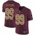 Washington Redskins #99 Phil Taylor Burgundy Red Gold Number Alternate 80TH Anniversary Vapor Untouchable Limited Player NFL Jersey