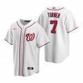 Nike Washington Nationals #7 Trea Turner White Home Stitched Baseball Jersey