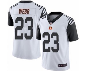 Cincinnati Bengals #23 B.W. Webb Limited White Rush Vapor Untouchable Football Jersey