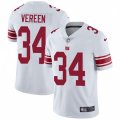 New York Giants #34 Shane Vereen White Vapor Untouchable Limited Player NFL Jersey