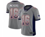 New England Patriots #16 Jakobi Meyers Limited Gray Rush Drift Fashion Football Jersey
