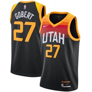 Utah Jazz #27 Rudy Gobert Nike Black 2020-21 Swingman Player Jersey