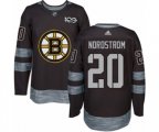 Adidas Boston Bruins #20 Joakim Nordstrom Authentic Black 1917-2017 100th Anniversary NHL Jersey